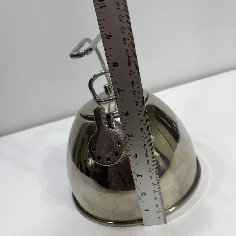 Martha Stewart Collection 2.5 Quart Stainless Steel Whistling Tea Kettle M107